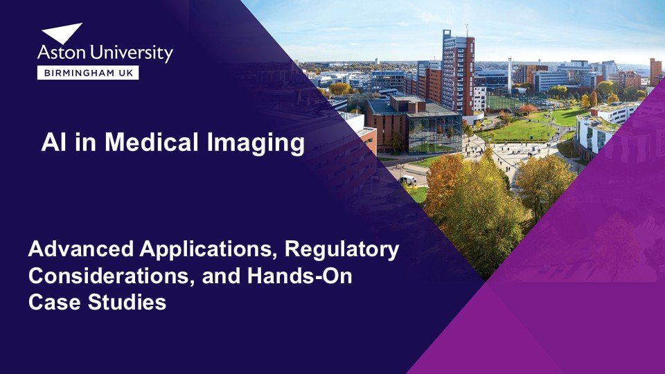 Advanced Applications, Regulatory Considerations, and Hands-On Case Studies course artwork